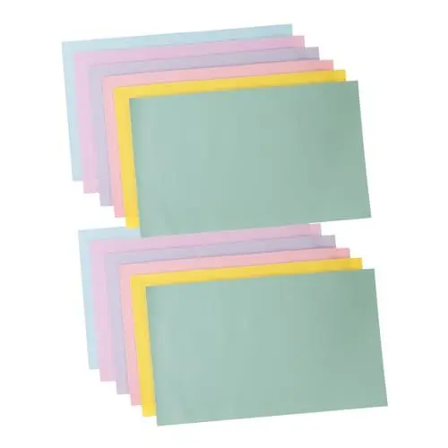 Produktbild: NUOBESTY Leder-Material-Set 12 Stück Solide Lederblätter für Schmuck Taschendekor und Familienbastelzeit