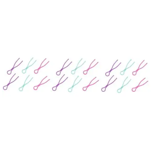 Produktbild: NUOBESTY 3er-Set Nähzubehör-Set Spulenfaden-Clips Kunststoff-spulenclip Und Drahtclip Unverzichtbar Für Die Fadenorganisation 30 Stück * 3