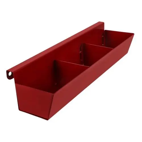 Produktbild: NUOBESTY Schraubenaufbewarungsbox Werkzeugaufbewahrungsbox Aus Stahl Tragbare Schraubenbox Für Garage Schrauben-organizer Mit Fächern Kompakte Aufbewahrungsbox Für Teile Muttern Und Werkzeu