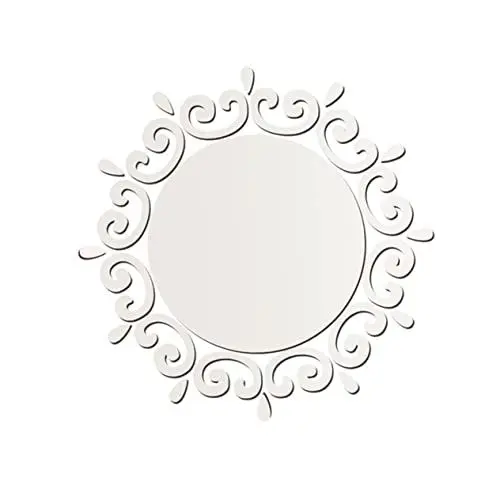 Produktbild: NUOBESTY Selbstklebender Wandspiegel DIY Spiegelaufkleber Silber Spiegel-wandaufkleber Für Fliesen Wände Türen Fenster Schränke Innenraumdeko
