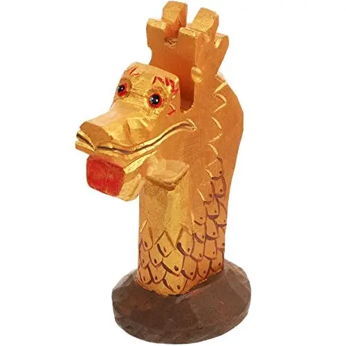 Produktbild: NUOBESTY Tischständer Brillengestell Frosch Tasse Handgeschnitzter Drache Drachen- Ständer Für Brillenhalter Brillenregal Brillenhalter Für Brillen Tier Hölzern Veranstalter Kind