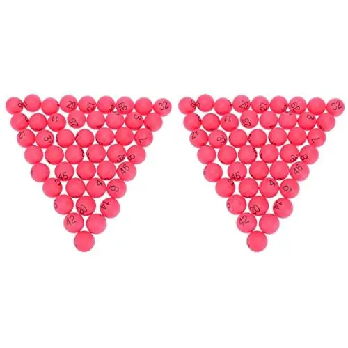 Produktbild: NUOBESTY Tischtennisplatte Outdoor Tischtennisplatte Outdoor 2 Pong- B? 100 Tischtennisb? Pong- B? Bedruckte Pong- B? Nummeriert Bierpong Outdoor Tischtennisplatte Outdoor Tischtennisplatte