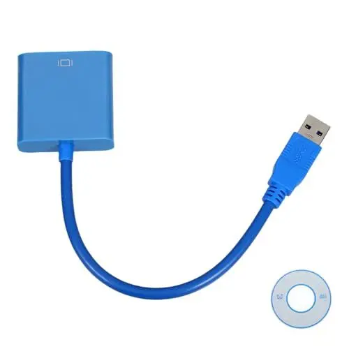 Produktbild: NUOBESTY USB Vga Adapterkabel Für Externen Monitor-anschluss Kompatibel Mit USB
