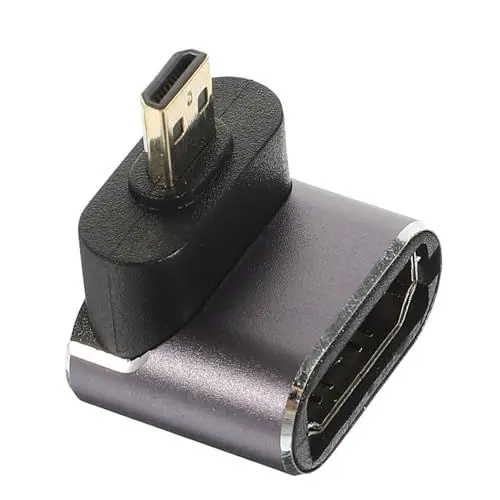 Produktbild: NUOBESTY Videoadapter Tv Projektor Monitor Platzsparender Koaxialverbinder Stabile Signalübertragung Einfacher Einsatz Kompatibel mit Tv und Projektoren