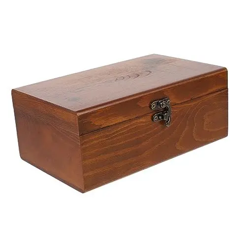Produktbild: NUOBESTY Große Nähset-box Aus Massivem Kiefernholz Im Vintage-stil Nähset-box Schere Für Notfall-quilten