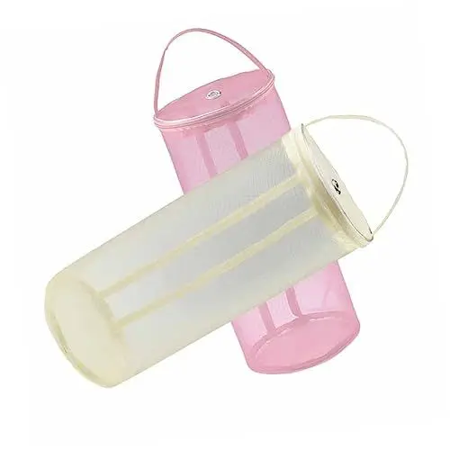 Produktbild: NUOBESTY Woll-organizer Tasche Großer Aufbewahrungssack Aus Netzmaterial Für Strick Und Häkelbedarf Für -projekte Beige Tragbar