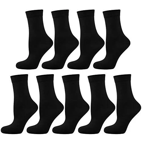Produktbild: Nur Die 9er Pack Ohne Gummi Socken mit Komfortbund ohne Einschneiden weiche Baumwolle Damen