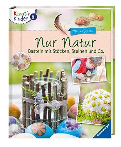 Produktbild: Nur Natur: Basteln mit Stöcken, Steinen und Co.
