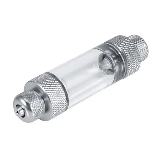 Produktbild: shenruifa CO2-Blasenzähler, 2 Arten, Einzel-Doppelkopf-Aquarium, Wasserpflanze, CO2-Rücklauf-Blasenzähler, Aquarium-Werkzeug (Doppelkopf-Blasenschreiber)