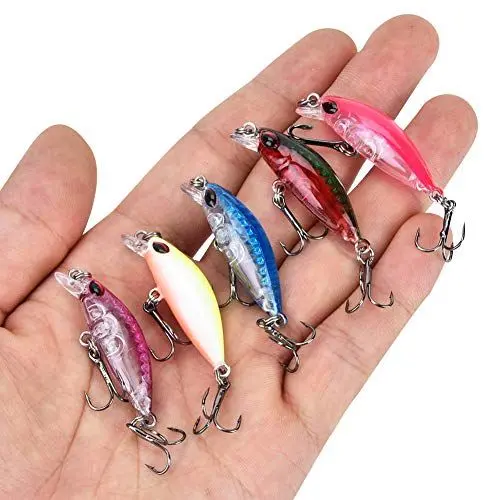Produktbild: Köder Köder 13×6×3 5 Stück Abs Minnow Lebensechte Künstliche Harte Köder Angelköder Fischzubehör