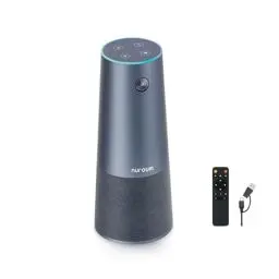 Produktbild: Nuroum C40 2K Videokonferenz-Webcam mit Mikrofon&Lautsprecher, CMOS Sensor/120° Ultraweitwinkel/Auto-Framing/5X Zoom, Videokonferenzsystem mit Fernbedienung für Zoom/Teams, PC/Laptop/Desktop