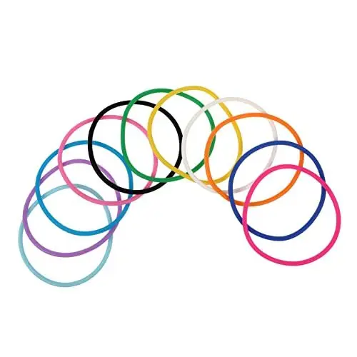 Produktbild: NUSITOU Retro-thema 10 Stück Silikon-gelee-armbänder Bequem Dehnbar Gummi-armbänder für Partys