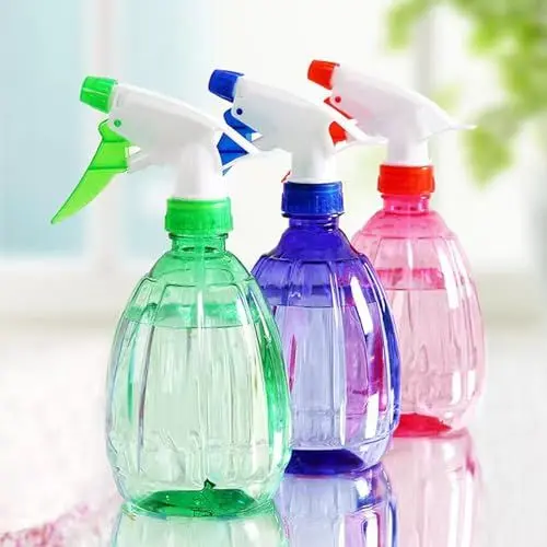 Produktbild: Nutabevr 3er-Pack 500ml Leere Sprühflaschen mit Verstellbare Sprühkopf, nachfüllbare Trigger-Sprühflaschen für Nebel, Strahl, 3 Farben Zerstäuber für Friseur, Pflanzen, Garten, Reinigung, Haus