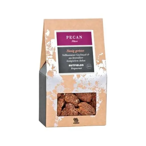 Produktbild: Nutfields Bio Pekannüsse | Honig geröstet | 80 g