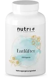 Produktbild: Nutri + Entlüfter MHD 120 Kapseln - beliebt bei Blähungen & Blähbauch - Magen Darm Entspannung - Schwarzkümmel, Anis, Curcuma, Ingwer, Fenchel - von Ernährungswissenschaftlern entwickelt
