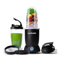 Produktbild: Nutribullet Pro 1200, Elektrischer Mixer, Zerkleinerer, Smoothie Mixer, Multifunktionsmixer, 1200w Leistung, 700ml und 900ml Gläser, schwarz, NB120MB