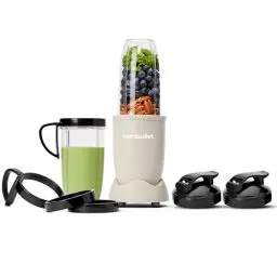 Produktbild: nutribullet Pro 900, Elektrischer Mixer, zerkleinerer, Smoothie Mixer, Multifunktionsmixer, 900w leistung, 900ml und 710ml Becher, Matt Sand, NB910MASN