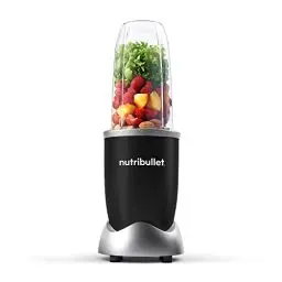 Produktbild: nutribullet Pro, 900 Watt Leistung, Einfach und schnell in der Anwendung, Kompakt, Leicht zu reinigen, Mit 700 ml Becher, Smoothiemixer, Smoothie Maker, Elektrischer Mixer, NB904B, Schwarz