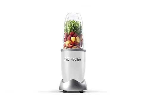 Produktbild: nutribullet Pro, 900 Watt Leistung, Einfach und schnell in der Anwendung, Kompakt, Leicht zu reinigen, Mit 700 ml Becher, Smoothiemixer, Smoothie Maker, Elektrischer Mixer, NB904W