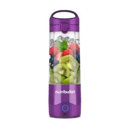 Produktbild: nutribullet Stabmixer, Stabmixer, 475ml BPA frei, Tragbarer Mixer, Multifunktionsmixer, USB-C Ladegerät, über 15 Mixzyklen, Violett, NBP003PU