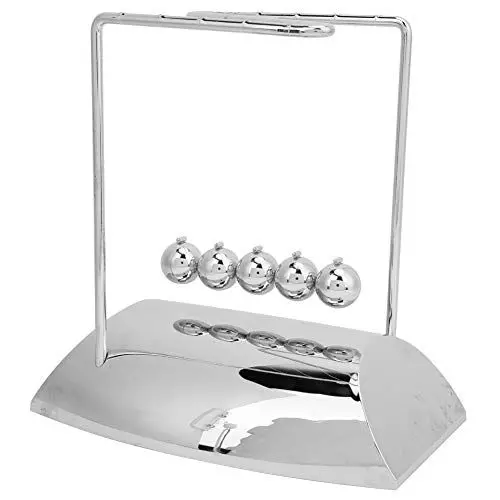 Produktbild: NutriEss Newtons Wiege-Pendelball-Set, pädagogisches Schreibtischspielzeug, schwingende kinetische Bälle, Physik-Balance-Spielzeug, Stressabbau-Dekoration, für Büro- und