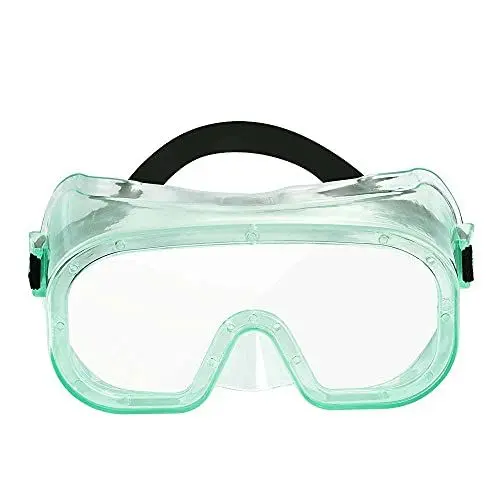 Produktbild: NUÜR 360 ° Schutzbrille, Klare, Verstellbare, Kratzfeste Staubbrille, mit Antibeschlaggläsern (Packung mit 10 Stück)