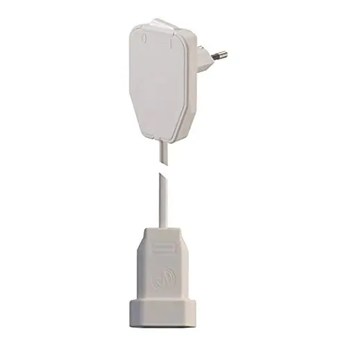 Produktbild: NVB 104580 Strom Verlängerungskabel Weiß 3.00m H03VVH2-F 2X 0,75mm² mit Zwischenschalter