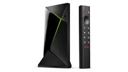 Produktbild: NVIDIA SHIELD Android TV Pro Multimedia Player·· 4K HDR Filme, Live Sport, Dolby Vision-Atmos, KI-unterstützte Video-Hochskalierung, GeForce NOW Cloud Gaming, Google Assistant integriert
