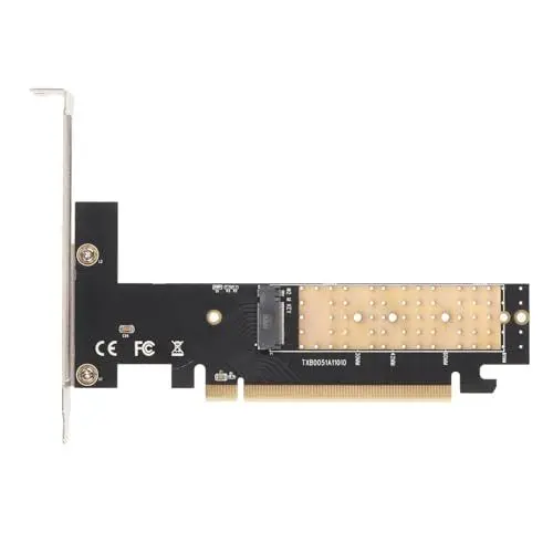 Produktbild: NVMe PCIe Adapter, 32 Gbit/s M.2 PCIe 3.0 X16 Erweiterungskarte, Kompatibel mit 980Pro, Crucial P2, Blue SN550, Plug and Play