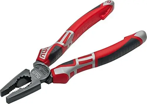 Produktbild: NWS Kraft-Kombinationszange CombiMax 109-69-165 | Für Halte-, Greif-, Biege- und Schneidarbeiten. Zum Schneiden von harten und weichen Drähten 165mm