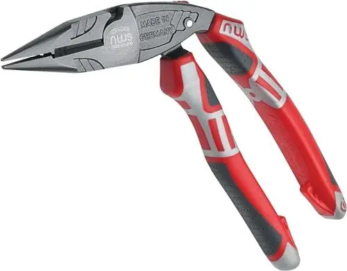 Produktbild: NWS Ergonomische multifunktionale Elektroinstallationszange ErgoMulti 1406-69-200 45 °, Abisolierfunktion für ein- und mehrdrähtige Leiter mit 1,5 mm² und 2,5 mm² Leiterquerschnitt