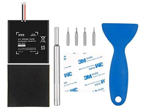Produktbild: rapthor NYI Verbesserter 4550-mAh-Akku HAC-003, kompatibel mit Nintendo Switch Console Handheld HAC-001 Interner Akku mit Installationswerkzeugsatz mit hoher Kapazität