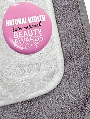 Produktbild: NYK1 Bambus Abschminkpads Waschbar Bambus Tücher 2er Set Cleanse and Clear Abschminktücher Waschbar Peeling Make Up Entferner Öko Bambustuch Sanft zu Gesicht und Körper Waschies Empfind-liche Haut