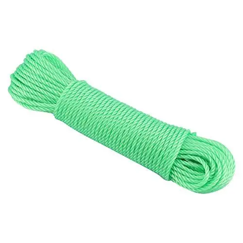 Produktbild: Nylon-Seil, Schnur, Wäscheleine, Garten, Camping, Outdoor, Kitting, Helle Farbe, 20 M (Green)
