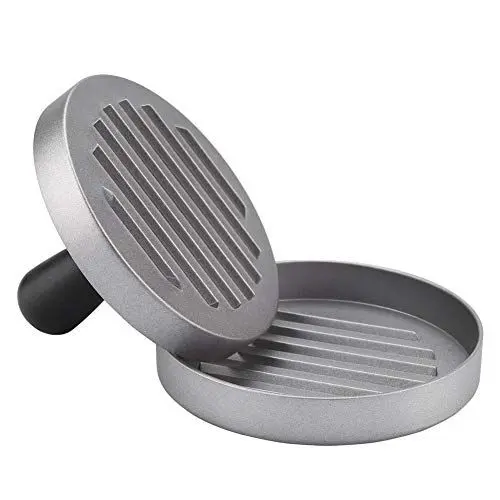 Produktbild: NYSUZHOUJI 4,7-Zoll-Hamburgerpresse aus Aluminiumlegierung, Patty-Maker, Hamburgerpresse, robuste runde Burgerpresse, Patty-Maker, Patty-Presse für Küchengeräte (Burgerpresse)