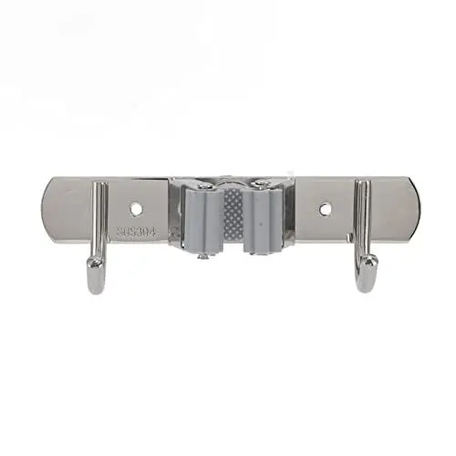 Produktbild: NYSUZHOUJI An der Wand montierter Mopp-Organizer-Halter für Küche, Badezimmer, Hardware-Haken, Anhänger, Balkon, Mopp-Clip, Lappenhaken, Stanzperforationen