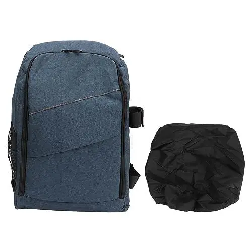 Produktbild: Zoeyilan Kamerarucksack, Reisefotografierucksack, Fotorucksack mit großer Kapazität, mit Regenhülle, 15-Zoll-Laptopfach, für Outdoor-Übungen, Reisen, Camping, Schwarz