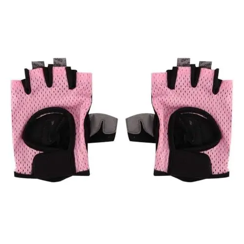 Produktbild: NYSUZHOUJI Radfahren Sport Training rutschfeste Halbfingerhandschuhe elastische Fitness atmungsaktive Handschuhe für Fitnessstudio und Outdoor-Aktivitäten (L)
