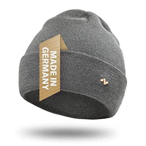 Produktbild: NYTTED® Merino Mütze Herren & Damen | 100% feinste Merinowolle | warm, weich & Strechy | Wollmütze Herren & Damen | Wintermütze Herren & Damen | Strickmütze für Herren & Damen | Merino Herren | Taupe