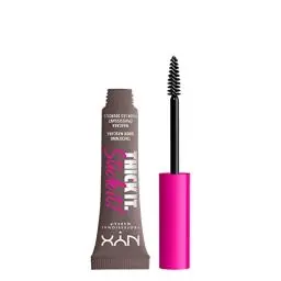 Produktbild: NYX Professional Makeup Augenbrauen-Mascara mit bis zu 16h Halt, Für getönte und vollere Augenbrauen, Thick It. Stick It! Brow Mascara, Cool Ash Brown (Braun)