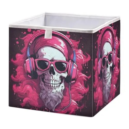 Produktbild: NYYYTTTEU Coole Abstrakte Kunst Des Oktopus Kleidung Spielzeug Box Faltbare offene Aufbewahrungsboxen Organizer großer Kapazität mit Deckel für zu Hause
