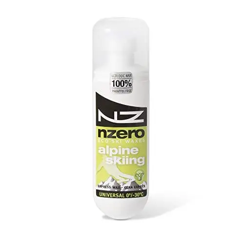 Produktbild: NZERO │ Bio-Flüssigwachs für den Ski Alpin | Geeignet für alle Schneeverhältnisse | organisch | Nachhaltig und umweltfreundlich | 100 ml