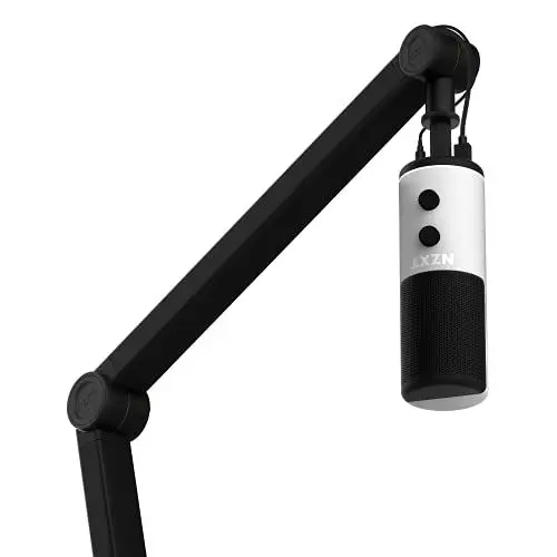 Produktbild: NZXT Boom Arm - AP-BOOMA-B1 - Streaming Mikrofon Boom Arm - Diskretes Aufbewahren von USB & XLR Kabeln - Glatt und leise - Kabelkanalabdeckungen - Schwarz
