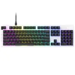Produktbild: NZXT Function 2022 Mechanische PC Gaming Tastatur - beleuchtet - lineare RGB Schalter - MX kompatible Schalter - Hot Swap - robustes Aluminium Cover - Mechanical Gaming Keyboard | DE (QWERTZ) Weiß