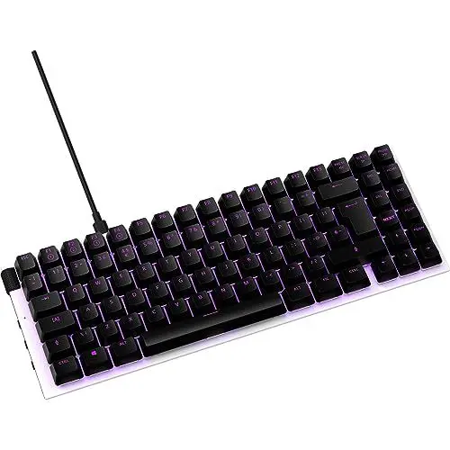 Produktbild: NZXT Function Mini TKL 2022 Mechanische PC Gaming Tastatur - beleuchtet - lineare RGB Schalter - MX kompatible Schalter - Hot Swap - Aluminium Cover - Mechanical Gaming Keyboard | DE (QWERTZ) Weiß