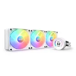 Produktbild: NZXT Kraken Elite 360 RGB - RL-KR36E-W1-360mm AIO CPU Wasserkühlung - 2,36'' LCD Display 640x640-3x120mm Core Fans - EIN Breakoutkabel zur einfachen Installation - anpassbar durch NZXT CAM