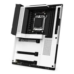 Produktbild: NZXT N7 B650E - AMD B650 Chipsatz - Unterstützt AMD Ryzen 8000 & 7000 Series CPUs (Sockel AM5) - ATX Gaming Motherboard - Integriertes Rear I/O Shield - DDR5 - Wi-Fi 6E - Weiß