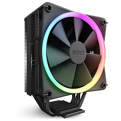 Produktbild: NZXT T120 RGB Air Cooler - RC-TR120-B1 - CPU Luftkühler - 120mm Lüfter - Direktkontakt Technologie - 4 Kupfer-Heatpipes - Optional 2 möglich - passend für Intel und AMD Sockel - Schwarz