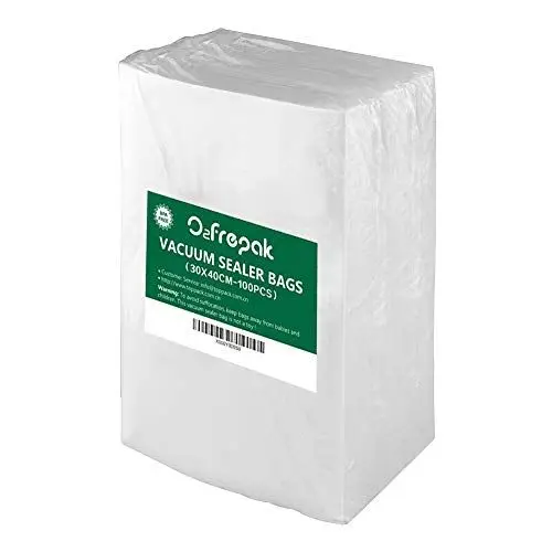 Produktbild: O2frepak 100 Beutel 30x40cm Vakuumier Beutel Vakuumbeutel für Lebensmittel,BPA-Frei Sous Vide Vakuumierbeutel Beutel für Vakuumierer und Folienschweißgeräte Geeignet