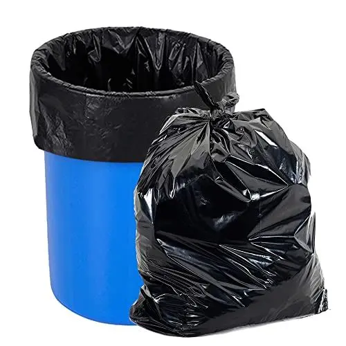 Produktbild: O2frepak Schwarz Müllbeutel 30Liter Reißfest,Schwerlast Müllsäcke,Starke Müllbeutel,Strong Garbage Bag and Heavy Duty Trash Bags(50x60cm,100 Stück)